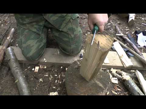 Видео: Mora Robust vs Hultafors Grovkniv.  Тест ножей. Часть 1.