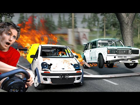 Видео: РАНДОМНЫЙ И УГАРНЫЙ ДРАГ-РЕЙСИНГ! | BeamNG.drive