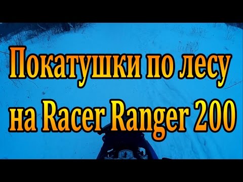 Видео: Покатушки #10 [По лесу на Racer Ranger 200]