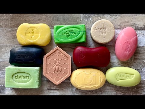 Видео: ASMR Soap cutting | Soap Carving|Резка мыла  | ASMR