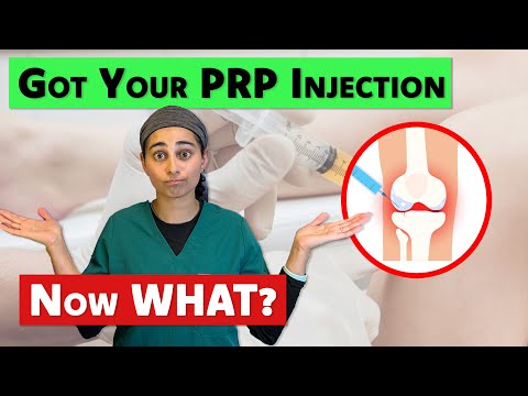 Видео: Что делать ПОСЛЕ инъекции плазмы, обогащенной тромбоцитами (PRP) | Смотрите!