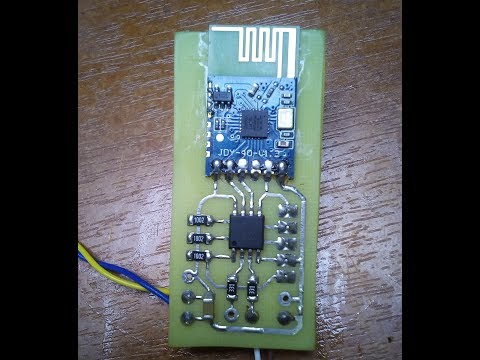 Видео: Attiny13 беспроводной охранный модуль на JDY40 железо