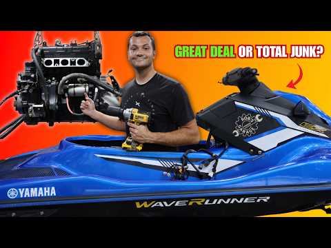 Видео: Я купил гидроцикл за 1000 долларов, который никому не был нужен (полностью исправный и перевернутый)