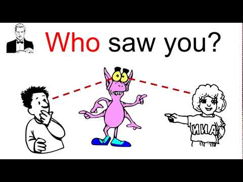 Видео: Самые простые вопросы в английском Who saw you? Кто видел тебя?