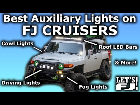 Видео: Все модификации дополнительного освещения для FJ Cruisers! — Дополнительное освещение для вашего FJ!