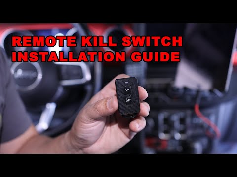 Видео: Установка беспроводного выключателя аварийного отключения зажигания | Jeep, Toyota, Ram, Ford | П...
