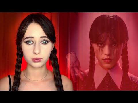 Видео: Пофарбувала волосся в чорний щоб стати Венсдей. Роблю макіяж але в стилі Wednesday 2
