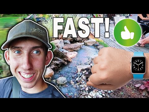 Видео: ВОДОПАД построен за 2 ЧАСА!