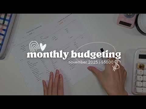 Видео: Ежемесячный бюджет на ноябрь 2025 года вместе со мной | Давайте подготовимся к праздничным расход...