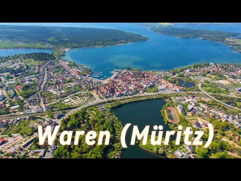 Видео: Waren (Müritz) // город Варен, на озере Мюриц 