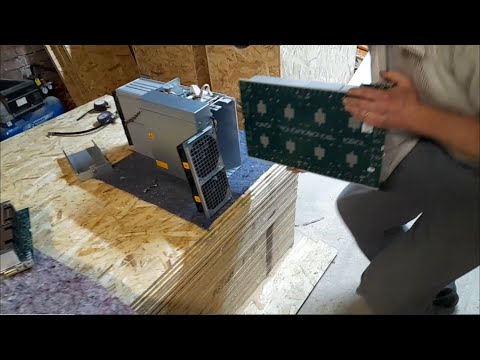 Видео: E9 Pro жара +35! Разбираем и чистим от пыли! Пошаговый разбор асика E9 Pro для техобслуживания!