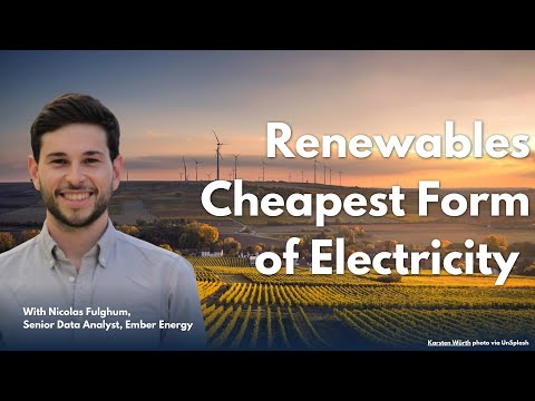 Видео: Возобновляемые источники энергии обгоняют газ и уголь в мировой генерации электроэнергии