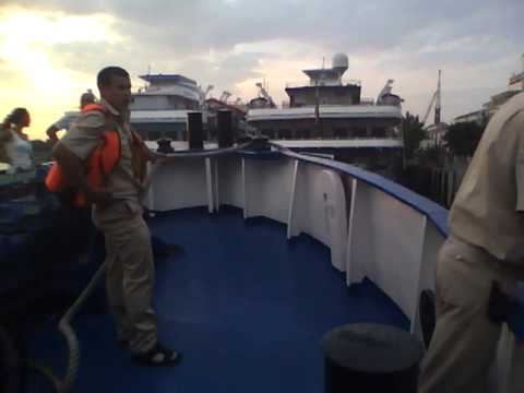 Видео: Порт Артур! Швартовка