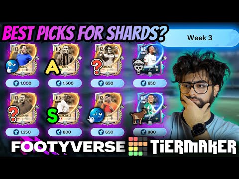 Видео: Лучшие игроки третьей недели для Shards? Обновление списка уровней Footyverse для FC Mobile