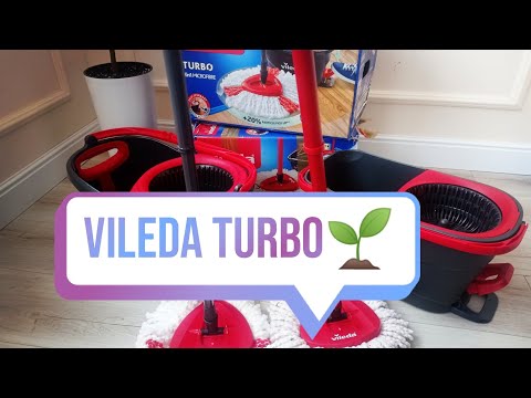 Видео: Комплект для прибирання Vileda Turbo🌱. Огляд швабри віледа, змагання в порівнянні.Яка  швабра краща?