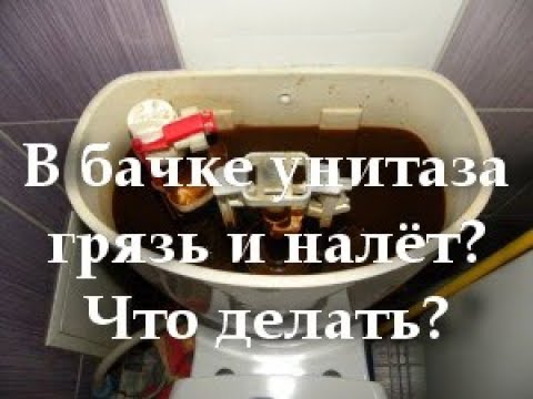 Видео: В бачке унитаза грязь и налёт? Что делать?