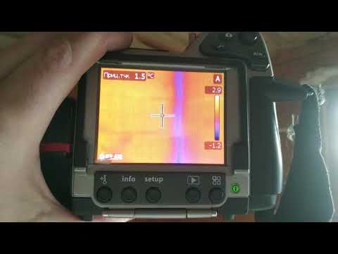 Видео: утепление дома из бруса, проверка тепловизором, испытания морозом, поиск утечек тепла из дома