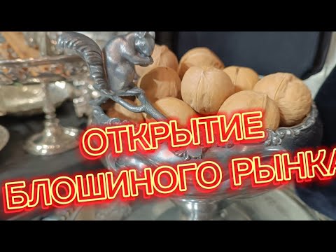 Видео: ОТКРЫТИЕ БЛОШИНОГО РЫНКА #антикварныйрынок#