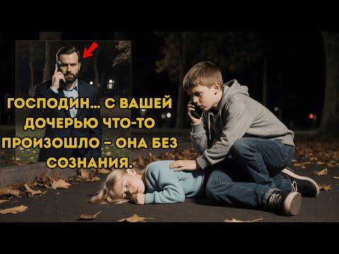 Видео: Маленький мальчик звонит миллиардеру: «Ваша дочь лежит без сознания на улице!»