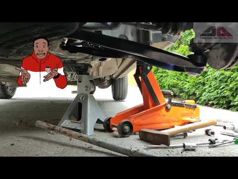 Видео: Шум / щелканье на каждой неровности, шаровая опора уступила место.Тестирование и замена треугольника