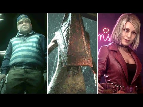 Видео: Silent Hill 2 Remake — Все Боссы и Кат-сцены