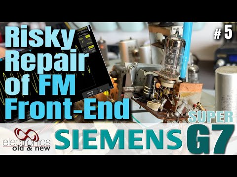 Видео: Ламповый радиоприёмник Siemens G7 – Внутри FM-интерфейса (выравнивание и модификации) #pcbway#
