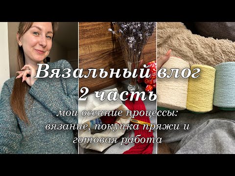 Видео: Мой ВЯЗАЛЬНЫЙ влог | готовая работа | мои покупки и будущие процессы | часть 2