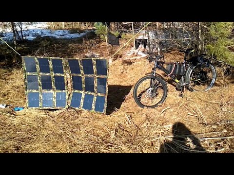 Видео: Зарядка электровелосипеда от солнечной батареи