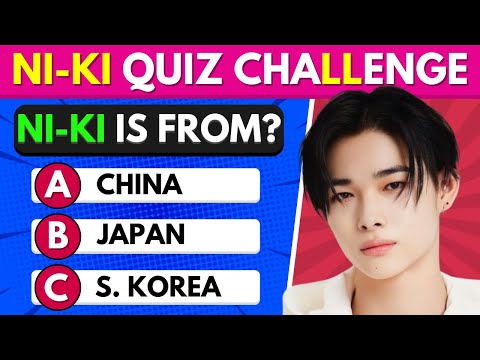 Видео: Викторина от NI-KI из Enhypen | Игра-викторина K-Pop 💛