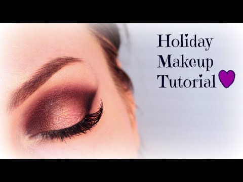 Видео: ЭФФЕКТНЫЙ и ПРОСТОЙ ПРАЗДНИЧНЫЙ МАКИЯЖ/HOLIDAY MAKEUP