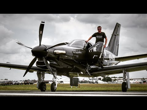 Видео: ПОЛЕТ НА НОВЕЙШЕМ 2021 TBM940 BLACK KNIGHT! - Flight VLOG!