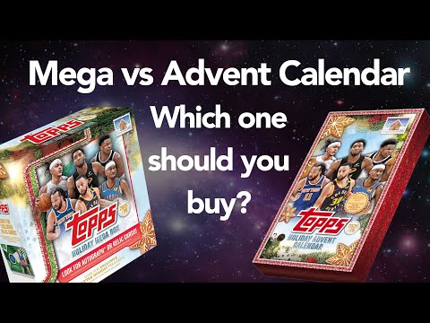 Видео: Mega Box против Адвент-календаря Topps NBA Basketball 2025-26