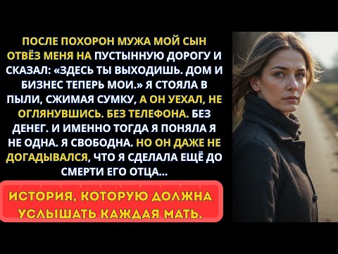 Видео: После похорон мужа сын высадил меня в поле: «Дальше сама». Но он не ожидал моего ответа...