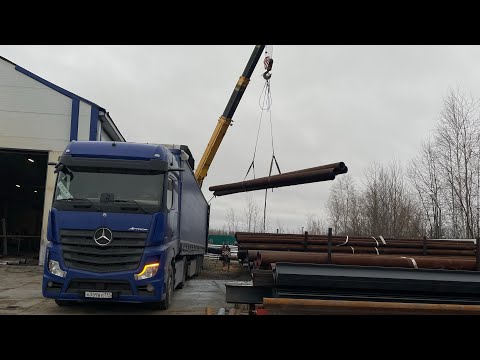 Видео: Будни дальнобоя🚚Перевозка труб. Отравление Кофе🤢