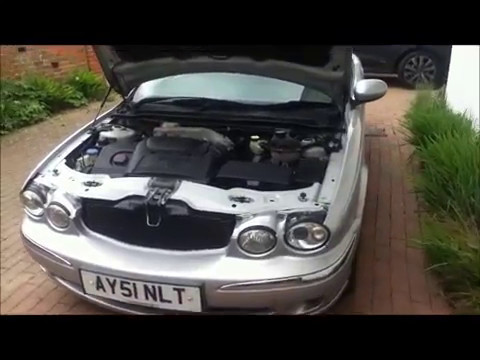 Видео: Jaguar X Type — снятие бампера для замены радиатора