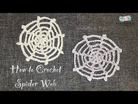 Видео: Как связать крючком паутину | Подставки | Декор | Урок для начинающих