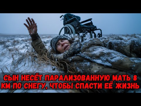 Видео: Мужчина бросает парализованную женщину на снегу умирать от холода. То, что сделал сын, оставило всех