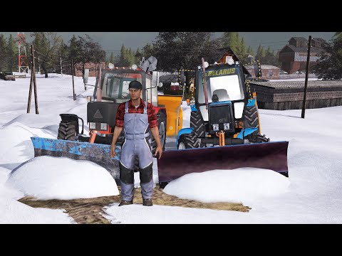 Видео: [РП] ВОЗВРАЩЕНИЕ В СЕЛО КУРАЙ! РАСЧИЩАЕМ СНЕГ В КОЛХОЗЕ