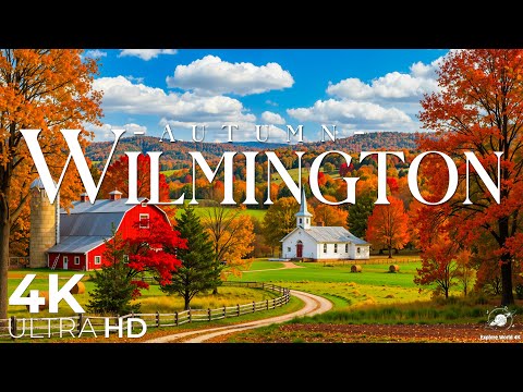 Видео: 🍁Осень в Уилмингтоне 4K – тихие улицы, золотистые деревья и спокойная атмосфера🍂