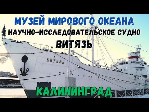 Видео: Музей Мирового океана. Витязь. Калининград | The Museum of the World Ocean. Vityaz