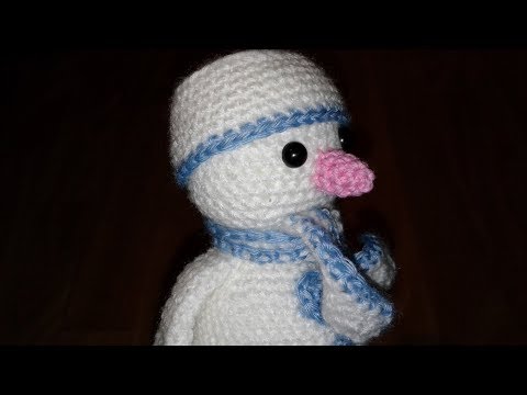 Видео: СНЕГОВИК крючком. Новогодние игрушки. Часть 1.