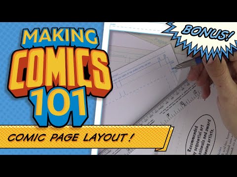 Видео: Как оформить макеты для комиксов! Основы создания комиксов — бонус!