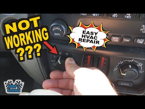 Видео: Как заменить резистор электродвигателя вентилятора системы отопления, вентиляции и кондиционирова...