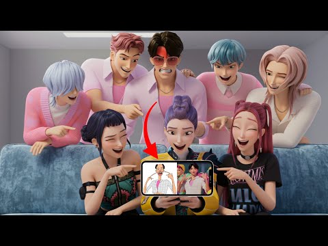 Видео: Топ-6 забавных реакций 🤣🤣🤣 с HUNTR/X и SAJA BOYs | Реакция охотников на демонов в K-pop