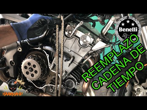 Видео: ЗАМЕНА ЦЕПИ ГРМ BENELLI TNT ,TRK