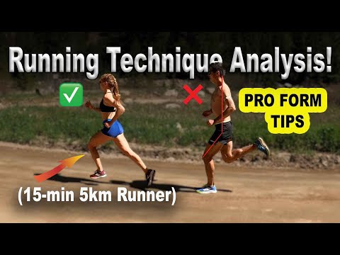 Видео: Анализ правильной техники бега! При участии профессионала Элли Острандер @allie_ostrander x Sage ...