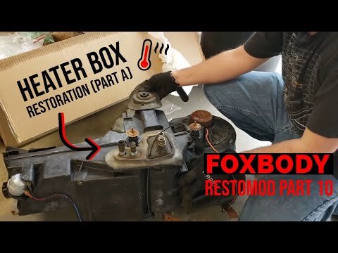 Видео: Восстановление корпуса отопителя (часть A) — Foxbody Restomod, часть 10
