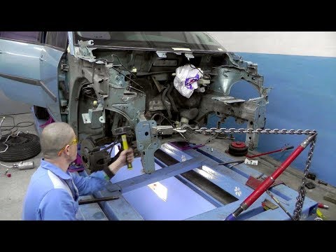 Видео: Scenic . Запчасти. Размеры. Вытяжка лонжеронов.