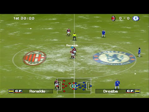 Видео: PES 6 — «Милан» против «Челси» | PS2