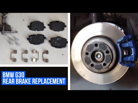 Видео: BMW G30/F90: ЗАМЕНА ЗАДНЕГО ТОРМОЗА